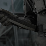 M‑Tac Internal Tiger Bælte i brug, vist i taktisk opsætning med velcrolukning og holdbart Cordura 500D materiale.