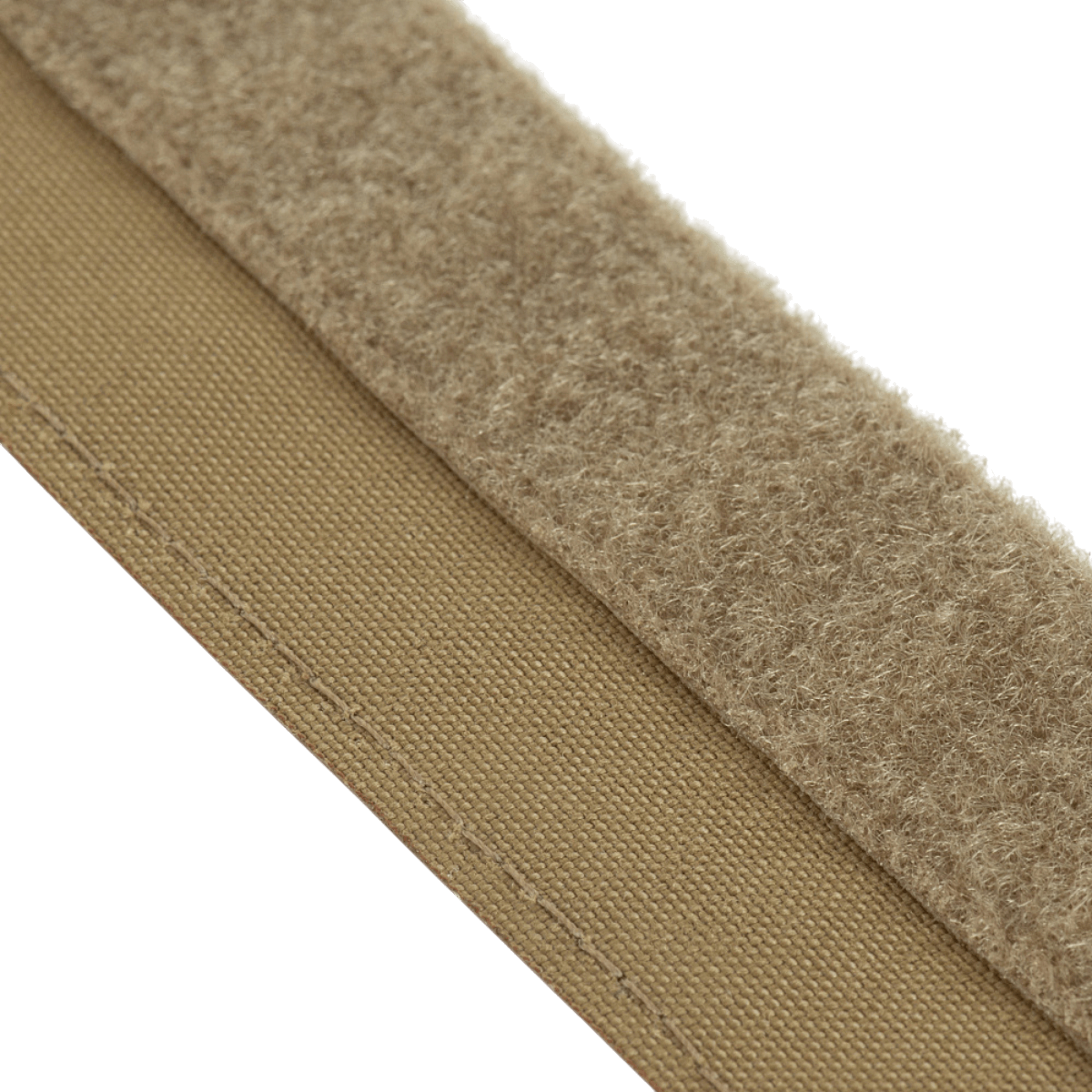 Nærbillede af M‑Tac Internal Tiger Bælte lavet af Cordura 500D med Velcro fastgørelse, perfekt til militært og taktisk udstyr.