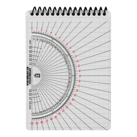 M-Tac Ecopybook Tactical – alt-vejr notesbog med vandtætte ark og vinkelmåler til brug under svære vejrforhold.