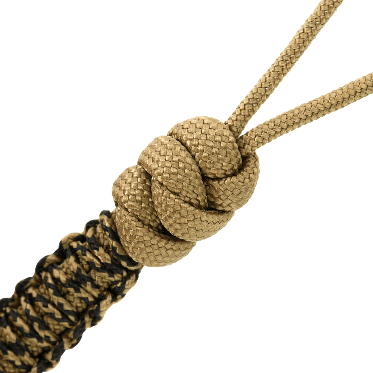 M-Tac Knife Lanyard Scandinavian i flettet paracord, stilfuldt tilbehør til lommeknive. Praktisk forlængelse af knivskaftet.