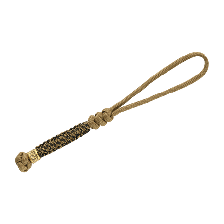 M-Tac Knife Lanyard Scandinavian Granule in brown paracord, stylish accessory for pocket knives.