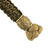 M-Tac Lanyard Scandinavian Mannaz med snoet paracord og dekorativ skandinavisk perle til knive og udstyr.