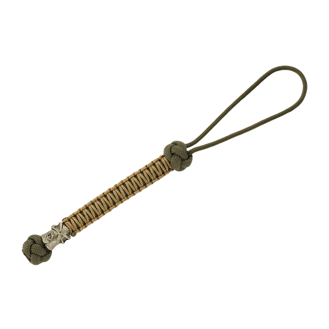 M-Tac Knife Lanyard Ninja af paracord med cupronickel perle, 14,5 cm lanyard til personliggørelse og hurtig adgang til knive.