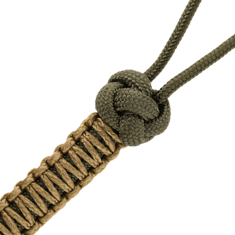 M-Tac Knife Lanyard Ninja in paracord with Cupronickel bead, showing detailed braid and durable design, 14.5 cm in length.