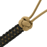 M-Tac Knife Lanyard Ninja lavet af 550 type III paracord med cupronickel perle, stilfuldt design, 14,5 cm for hurtigere knivhåndtering