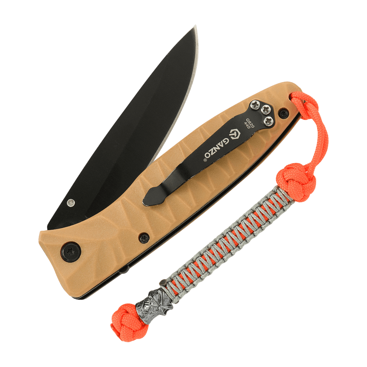 M-Tac Knife Lanyard Ninja i paracord, tilført en kniv for forbedret greb og personlig stil. Funktionelt og praktisk tilbehør.