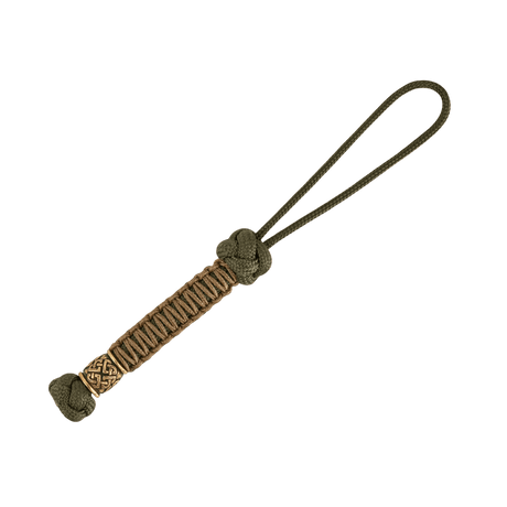 M-Tac Knife Lanyard Celtic i flettet paracord, stilfuldt tilbehør til knive og udstyr, med unikt design og praktisk brug.