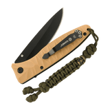 M-Tac Loopy Snake Skull Lanyard tilføjer stil og funktionalitet til knive og udstyr med sin holdbare, flettede paracordkonstruktion.