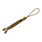 M-Tac Loopy Snake Skull Lanyard, flettet paracord, dekorativt og holdbart tilbehør til kniv eller lygte