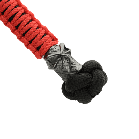 M-Tac Ninja Ver.2 Lanyard med flettet paracord og ninja-motiv, ideel til knive, lygter og udstyr, lavet af paracord 550 type III.