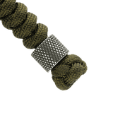 M-Tac Viper Lanyard Stainless Steel med flettet paracord og rustfrit stål Viper-perle, stilfuldt og praktisk tilbehør til knive.