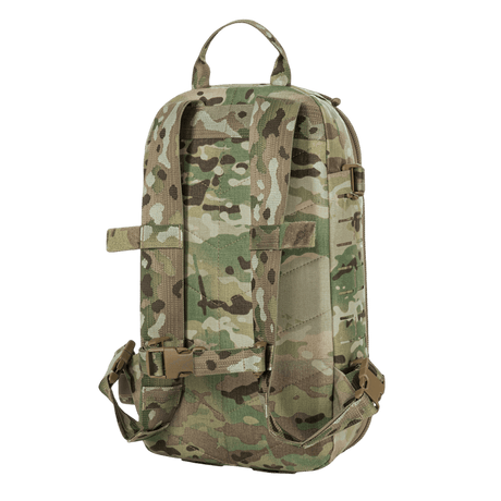 M-Tac Rygsæk Sturm Elite Gen.II i slidstærk Cordura stoffet, set bagfra med camouflage design og forstærket ryg.