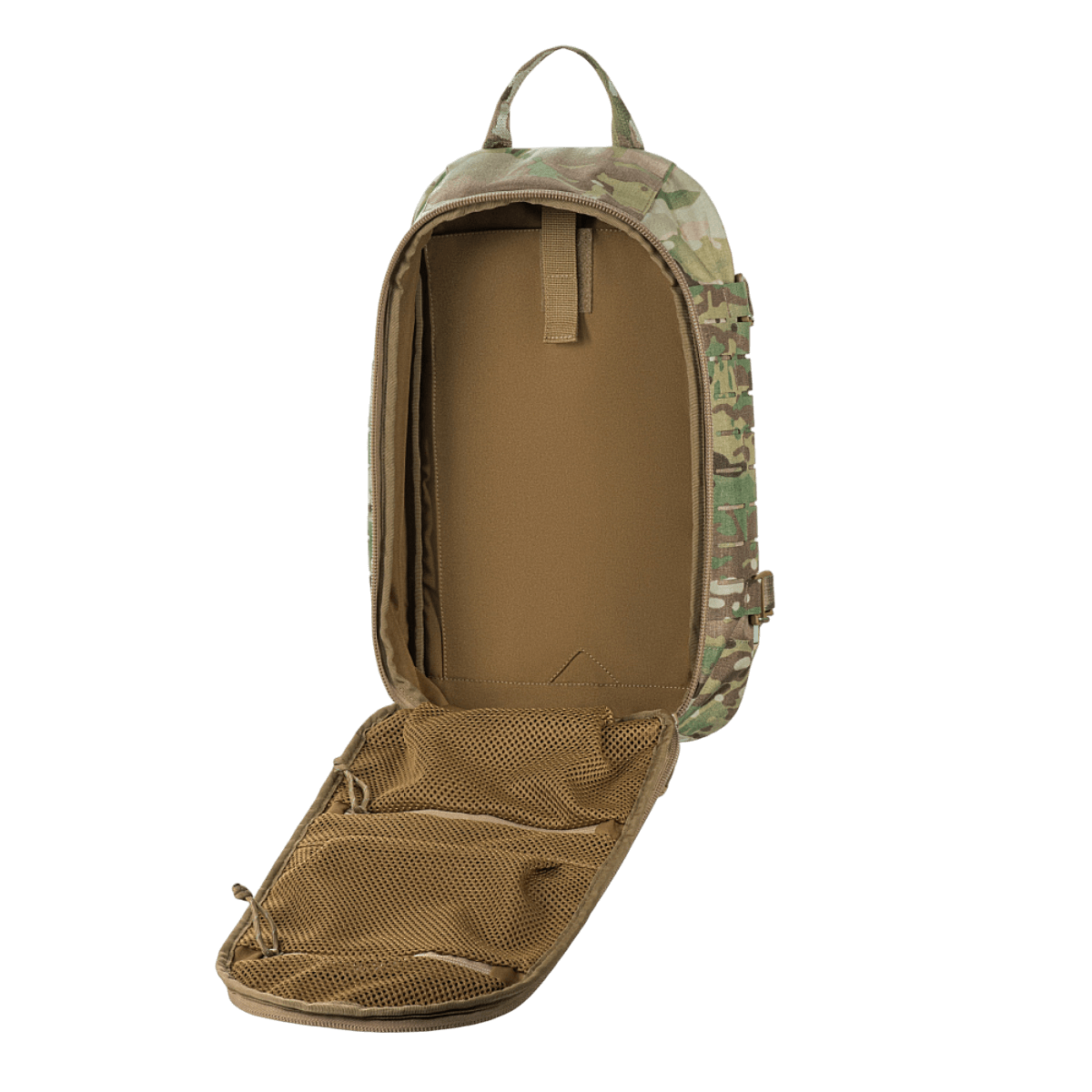 M-Tac Rygsæk Sturm Elite Gen.II med holdbart Cordura, kuffertstil rum, indbygget drikkesystem og MOLLE Laser Cut system.