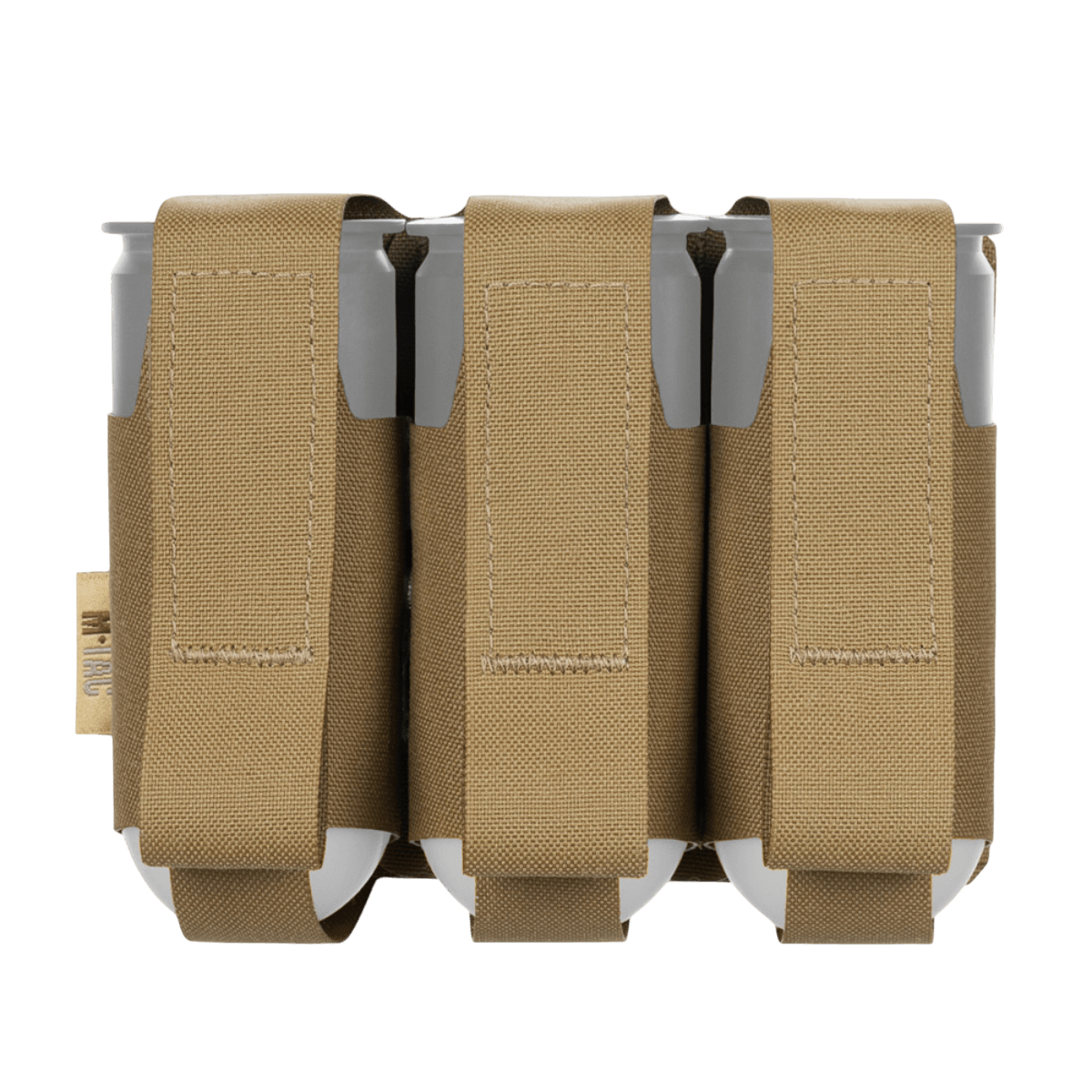 M-Tac Pouch til 3 VOG-Granater til sikker opbevaring af 40 mm granater med MOLLE Laser Cut-system, lavet af slidstærkt Cordura Squadron.