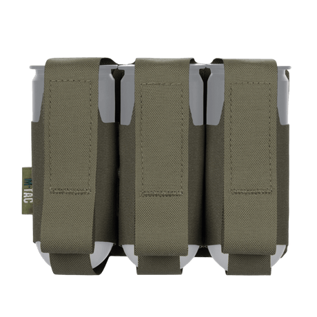 M-Tac Pouch til 3 VOG-Granater med MOLLE system til sikring og opbevaring af 40 mm granater, holdbar og slidstærk Cordura