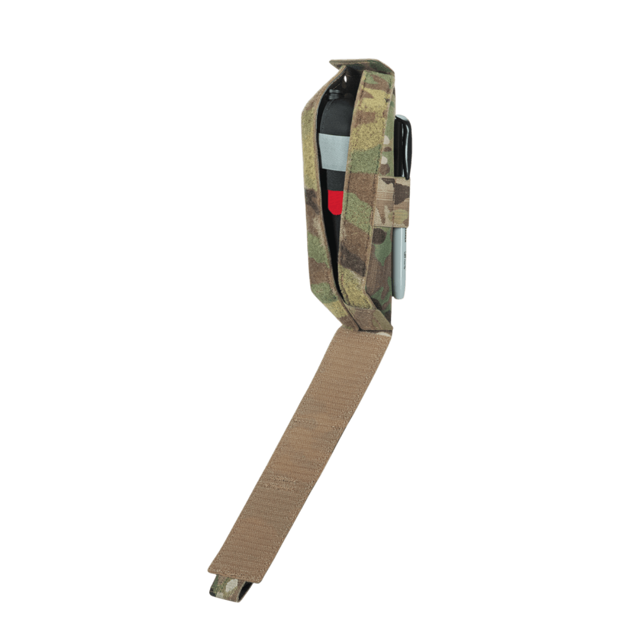 M-Tac Lomme til Tourniquet Closed med camouflage design, ideel til beskyttelse og opbevaring af tourniquet i nødsituationer.