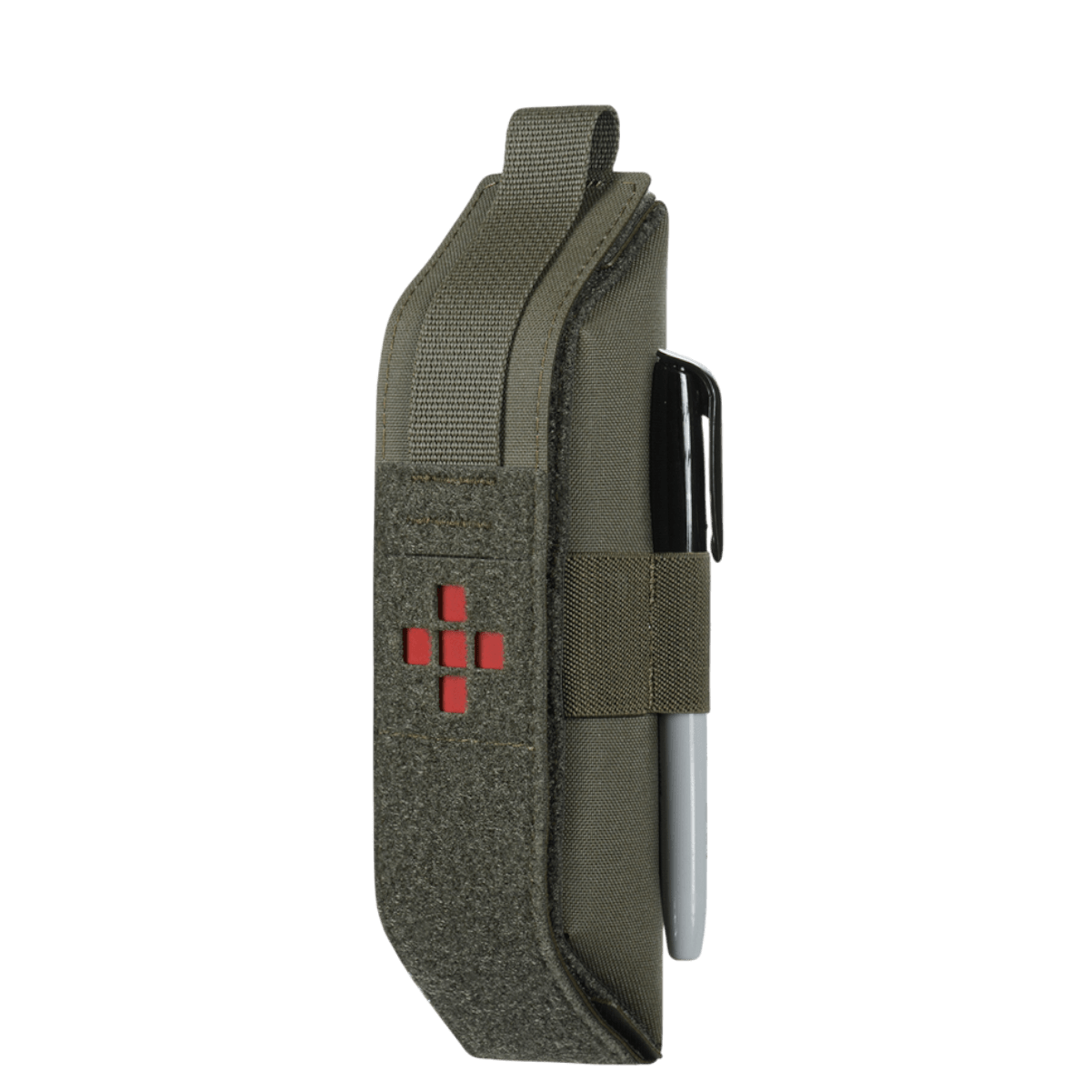 M-Tac Lomme til Tourniquet Closed - sideprofil med penholder, kompakt og robust design til sikker opbevaring af tourniquet.