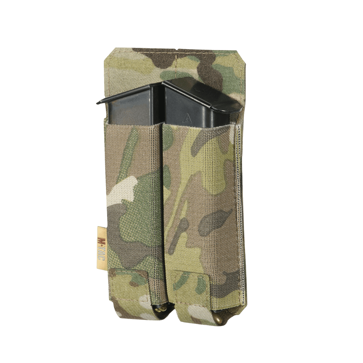 M‑Tac Double Magazine Pouch APS Laser Cut i robust Cordura til APS-magasiner, let og kompakt med elastik for sikker fastgørelse.