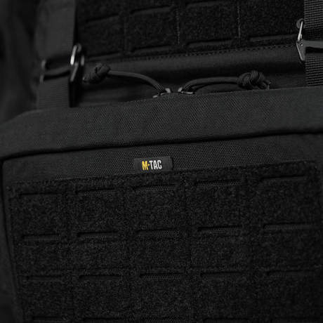 M-Tac Admin Pouch Large Elite med holdbart Cordura 500D stof og laser cut velcro-panel, ideel til taktisk udstyr.