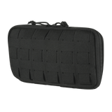 M-Tac Admin Pouch Large Elite i sort med laser cut velcro-panel, ideel til taktisk udstyr som dokumenter og nøgler.