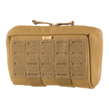 M-Tac Admin Pouch Large Elite i slidstærkt Cordura 500D, perfekt til taktisk udstyr med velcro-panel og modulinddelinger.