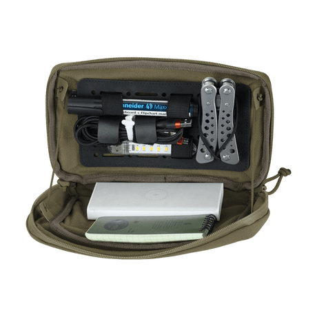 M-Tac Admin Pouch Large Elite med taktisk udstyr og redskaber, slidstærkt Cordura 500D, velegnet til opbevaring af forskellige genstande