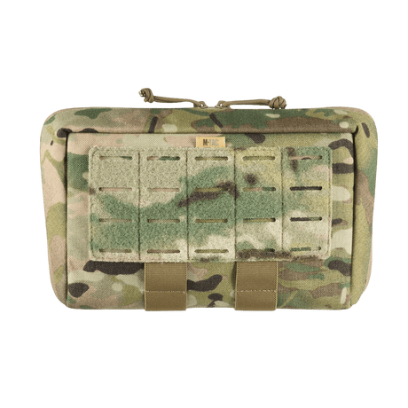 M-Tac Admin Pouch X-Large Elite i camo, rummelig og holdbar taske med velcro panel og elastik, designet til effektiv organisering.