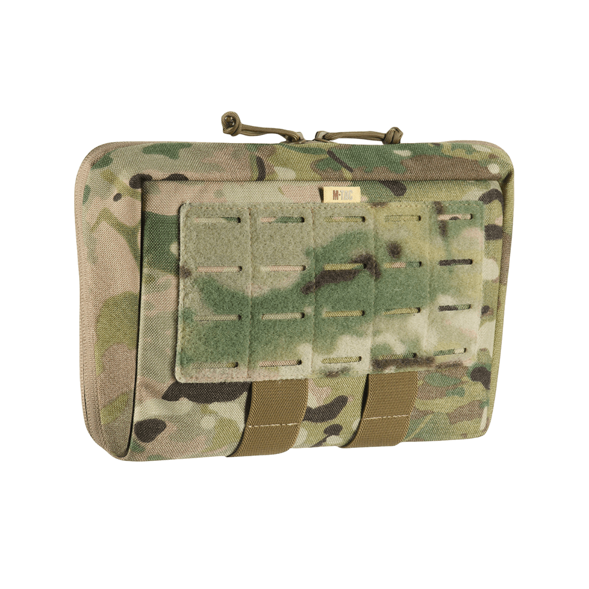 M-Tac Admin Pouch X-Large Elite i robust Cordura, perfekt til taktisk setup med modulære inserts og Laser Cut-design, camo mønster.