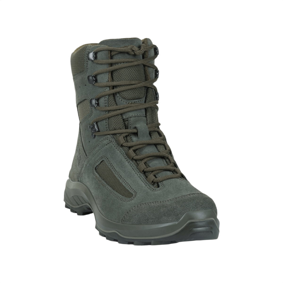 M-Tac Taktiske Sommerstøvler i grønt ruskind og Cordura® mesh, ideel til varme dage og terræn, fremstillet i EU med OrthoLite® indersål.