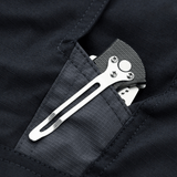 Close-up af M-Tac Shorts Aggressor Gen.II Flex med lommevisning, perfekt til taktiske og funktionelle aktiviteter.