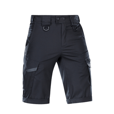 M-Tac Shorts Aggressor Gen.II Flex i sort til træning og fritid, lavet af rip-stop materiale med Teflon-belægning.