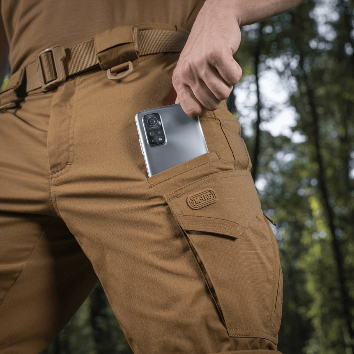 M-Tac Shorts Aggressor Gen.II Flex med fleksibel pasform og taktisk design, ideel til træning, arbejde eller fritid i naturen.