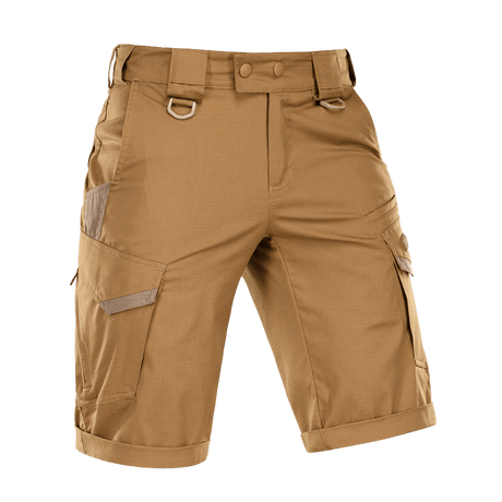 M-Tac Shorts Aggressor Gen.II Flex i rip-stop materiale med Teflon-belægning, alsidige og funktionelle til træning og fritid.
