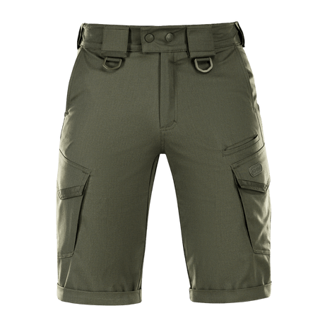 M-Tac Shorts Aggressor Gen.II Flex i rip-stop materiale med moderne, taktisk design, ideelle til træning, arbejde og fritid