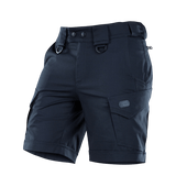 M-Tac Shorts Aggressor Short i sort med taktiske funktioner, behagelig polycotton rip-stop, ideel til aktiv brug.