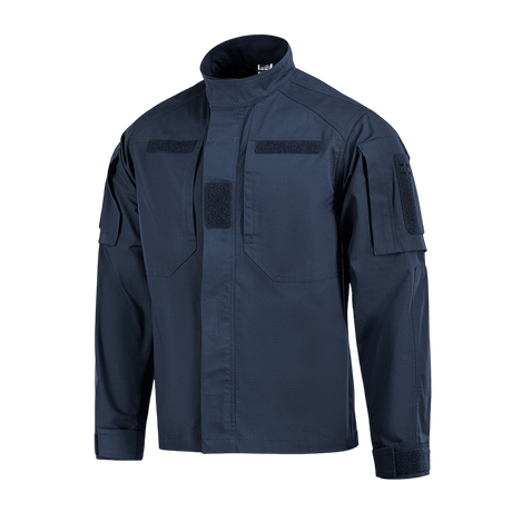 M-Tac Jakke Patrol Flex i let figursyet snit med lynlås, velcro-lommer og forstærket skuldre til taktisk brug.