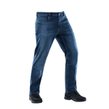 M-Tac Tactical Gen.I Regular Fit jeans på en mannequin, fremstillet i slidstærkt denim, designet til taktisk brug og komfort.