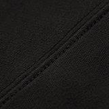 Nærbillede af M-Tac Pullover 4 Seasons stoftekstur, 95% bomuld og 5% elastan med strækfast syning, ideel til helårsbrug.