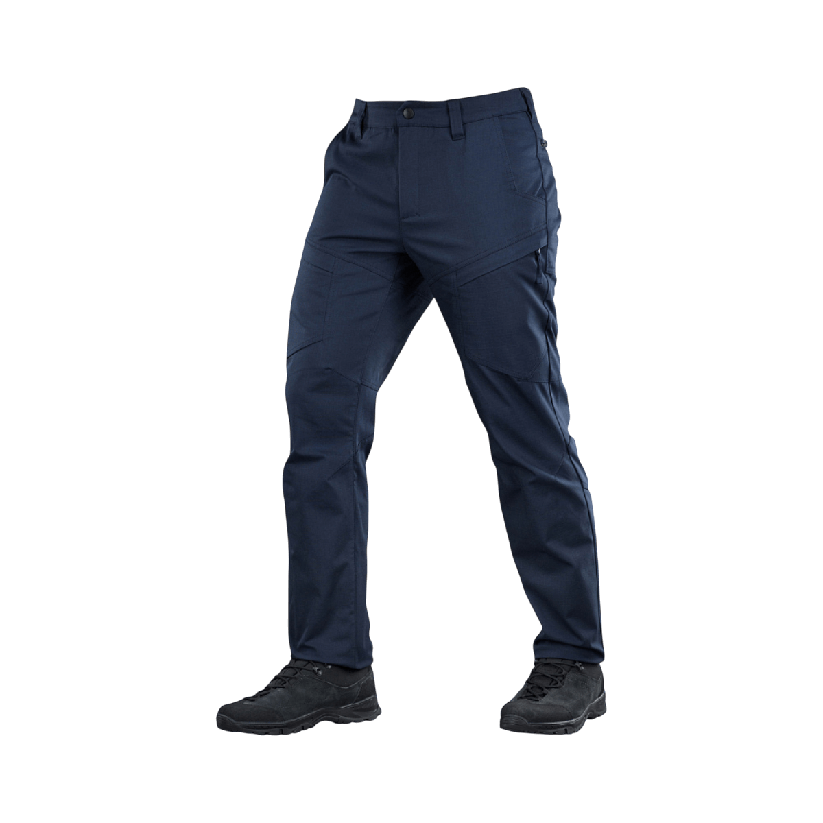 M-Tac Tactical Bukser Patrol Gen II Flex i marineblåt design, ideelle til taktiske anvendelser og udendørs aktiviteter.