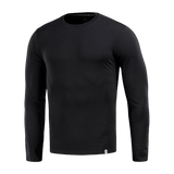 M-Tac Long-sleeve T-shirt 93/7 i sort, lavet af 93% bomuld og 7% elastan for komfort og holdbarhed, velegnet til hverdagsbrug og sport.