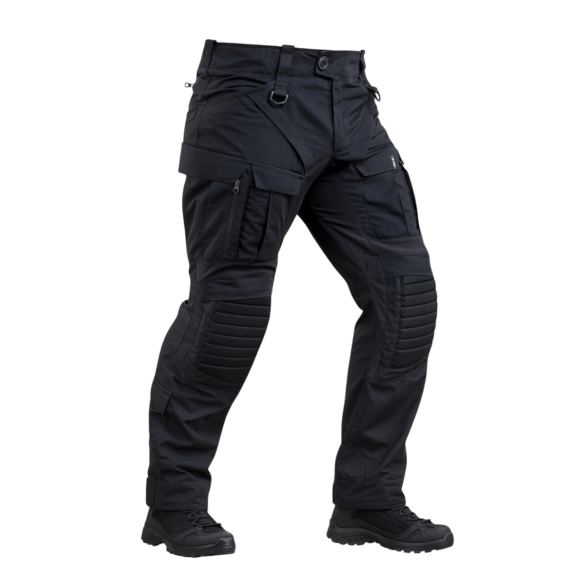 M-Tac Bukser STURM NyCo Extreme Gen.II sorte taktiske bukser med forstærkede knæ og fleksible indlæg, lavet af NYCO Extreme-materiale.