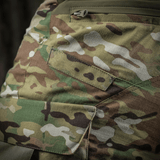 M-Tac Bukser STURM NyCo Extreme Gen.II med camouflage design og Cordura 500D forstærkninger ved knæene.