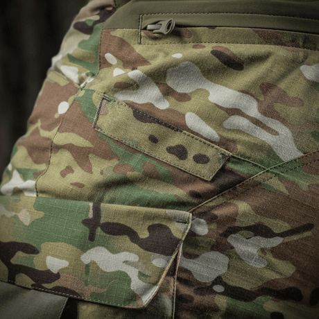 M-Tac Bukser STURM NyCo Extreme Gen.II med camouflage design og Cordura 500D forstærkninger ved knæene.