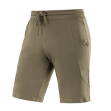 M-Tac Shorts Casual Fit Cotton i olivengrøn med elastik i taljen og sidelommer, perfekt til sommer, fremstillet af 100% åndbart bomuld.