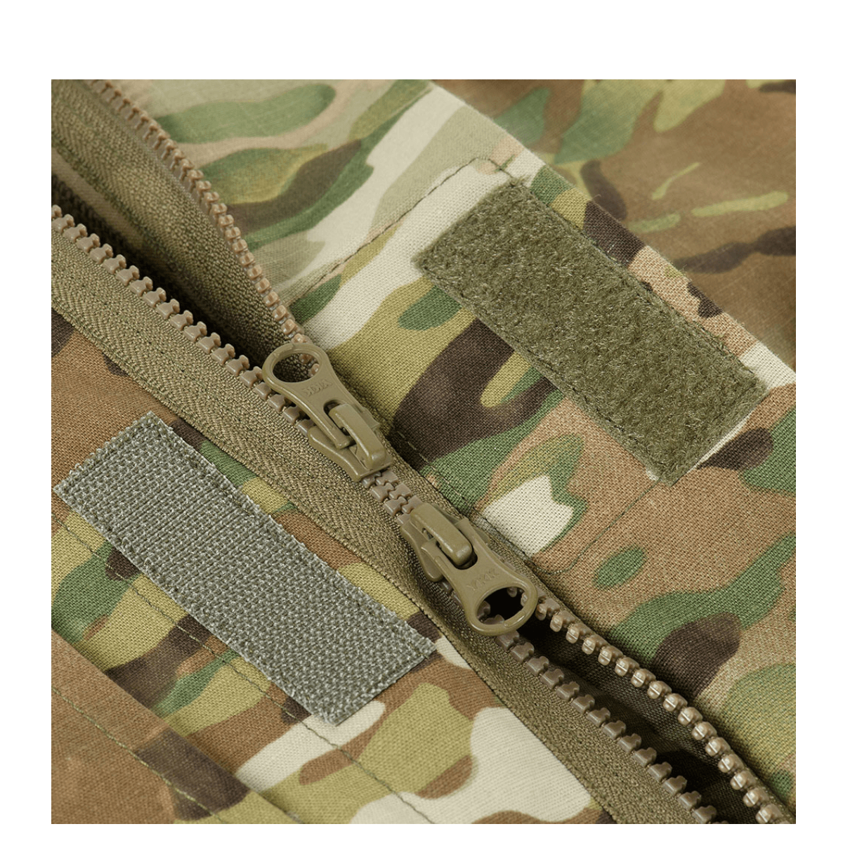 M-Tac Feltjakke NYCO Extreme i multicam mønster med solid lynlås, fremstillet af holdbart amerikansk NYCO Extreme-stof fra Brookwood.