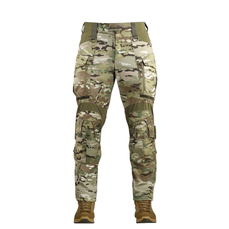 Multicam-mønstret kampbukser lavet af holdbart NYCO Extreme-stof, inspireret af Ukrainske Våbenstyrkers jakker, M-Tac gear.