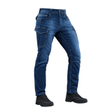 M-Tac Jeans Aggressor med klassisk denimstil og rummelige taktiske lommer.