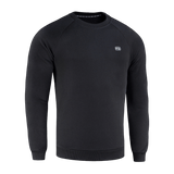 Sort M-Tac Cotton Sweatshirt i 100% bomuld med ribkanter, ideel til sport og daglig brug, der tilbyder maksimal komfort og bevægelsesfrihed.
