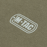 M-Tac Cotton Sweatshirt logo på olivengrøn bomuldsstof