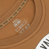 M-Tac T-shirt Viking close-up of neckline with size label and care instructions, highlighting quality and design.